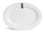 VESSIA Assiette ovale blanche en porcelaine (Lot de 24)推进款sku: B192R5CZNQ