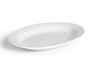 VESSIA Assiette ovale blanche en porcelaine (Lot de 24)推进款sku: B192R5CZNQ