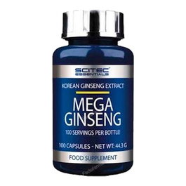 Scitec Nutrition Mega Ginseng - 100 Gélules - Complément Alimentaire à base de Ginseng