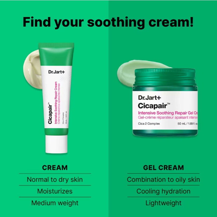 Dr.Jart+ CICAPAIR gel crème réparateur apaisant intensif 50 ml
