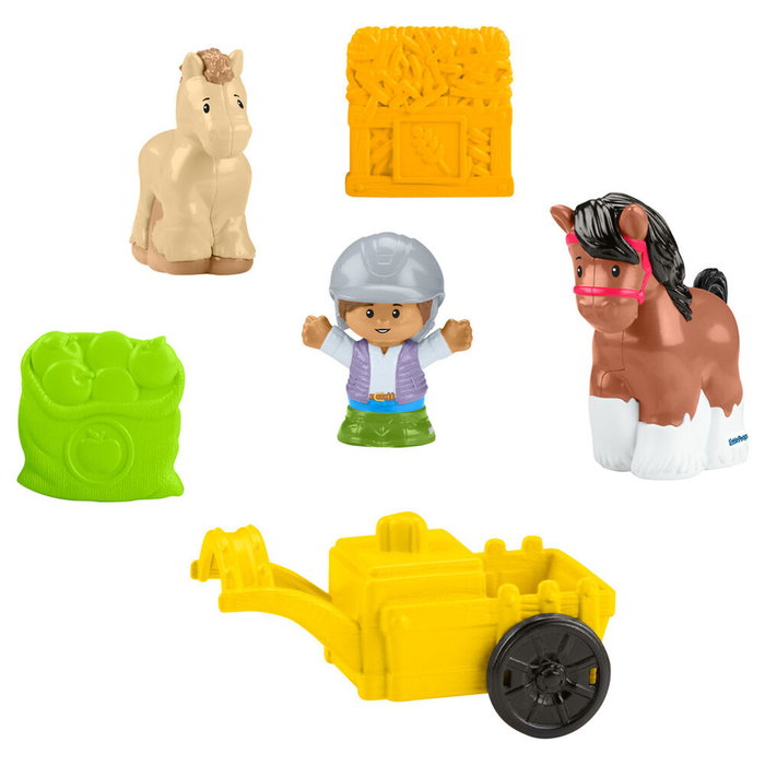 Fisher-Price Little People L'écurie des Joyeux Chevaux avec 6 éléments Fisher-Price Little People L'écurie des Joyeux Chevaux avec 6 éléments