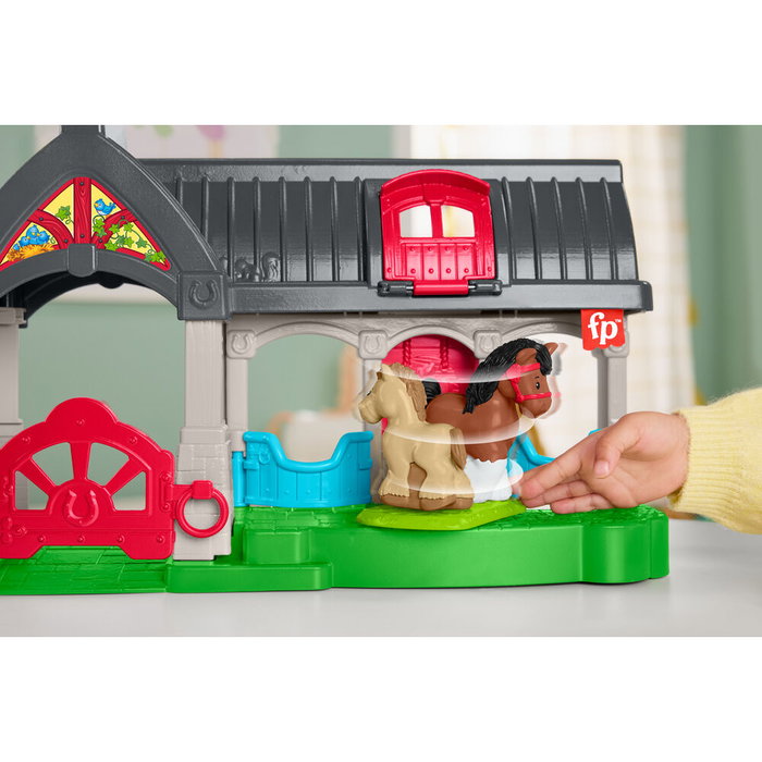 Fisher-Price Little People L'écurie des Joyeux Chevaux avec 6 éléments Fisher-Price Little People L'écurie des Joyeux Chevaux avec 6 éléments