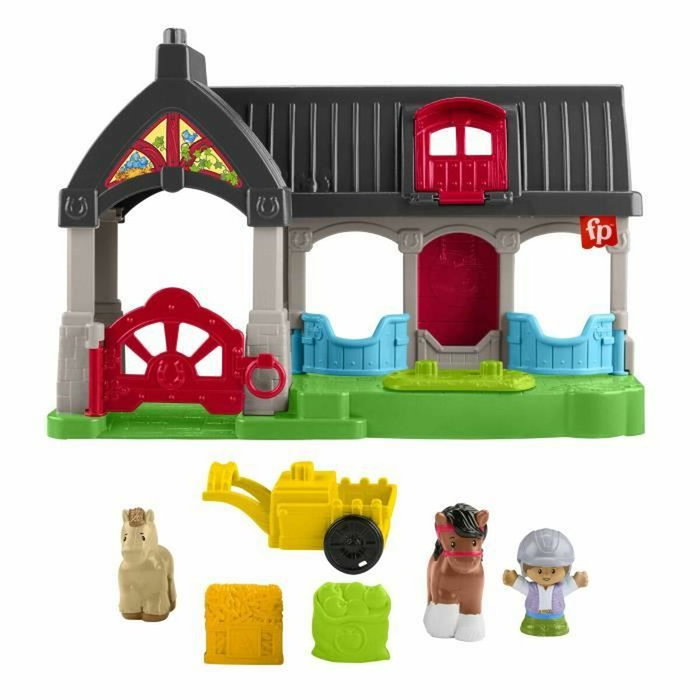 Fisher-Price Little People L'écurie des Joyeux Chevaux avec 6 éléments Fisher-Price Little People L'écurie des Joyeux Chevaux avec 6 éléments