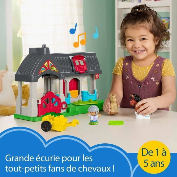 Fisher-Price Little People L'écurie des Joyeux Chevaux avec 6 éléments Fisher-Price Little People L'écurie des Joyeux Chevaux avec 6 éléments