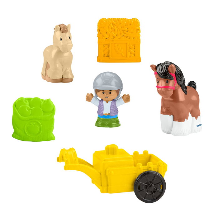 Fisher-Price Little People L'écurie des Joyeux Chevaux avec 6 éléments Fisher-Price Little People L'écurie des Joyeux Chevaux avec 6 éléments