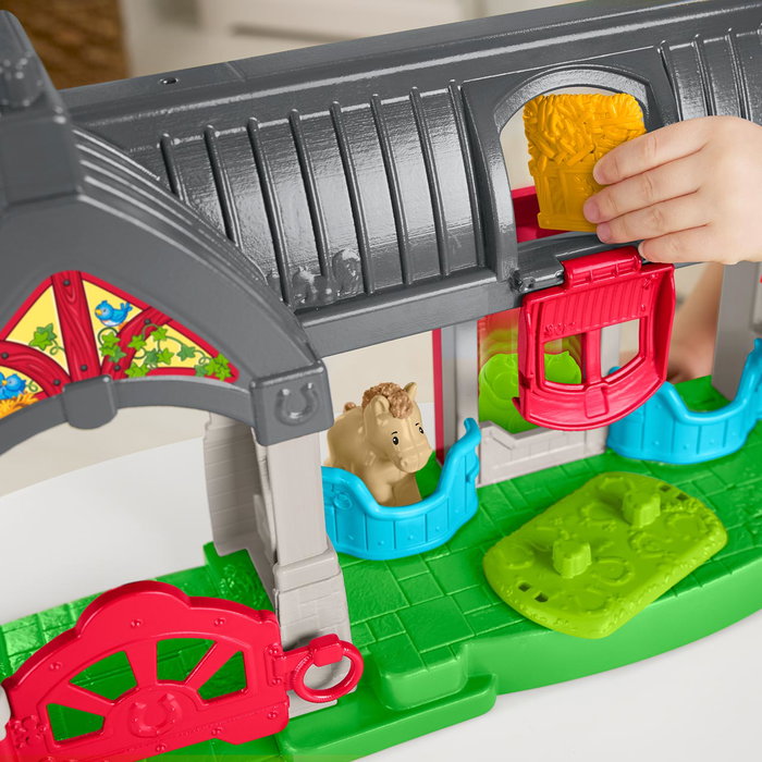 Fisher-Price Little People L'écurie des Joyeux Chevaux avec 6 éléments Fisher-Price Little People L'écurie des Joyeux Chevaux avec 6 éléments