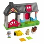 Fisher-Price Little People HWR84 - Écurie des Joyeux Chevaux, Coffret de Jeu avec 6 Éléments, Figurines et Sons, Jouet d'Éveil Créatif pour Enfants à Partir de 1 An
