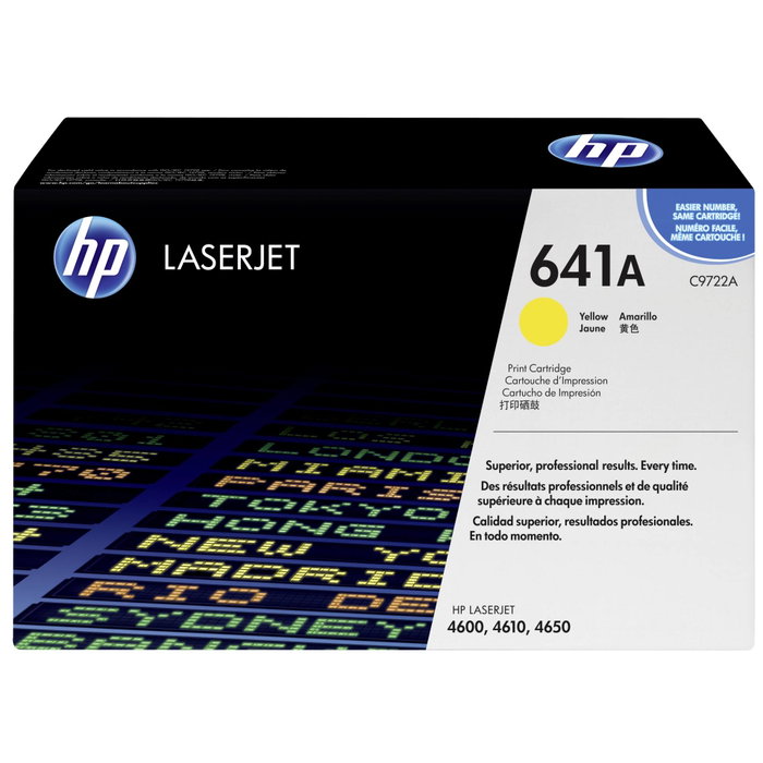 HP 641A toner LaserJet jaune