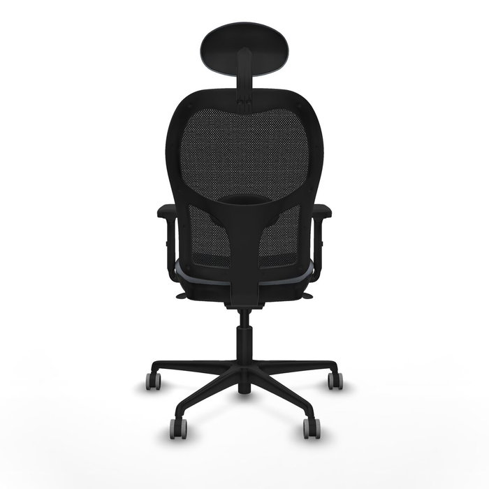 Piqueras y Crespo Chaise de Bureau avec Appui-tête Jorquera 2D036G1 Gris