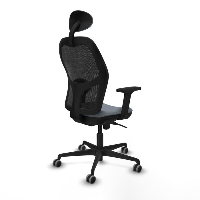 Piqueras y Crespo Chaise de Bureau avec Appui-tête Jorquera 2D036G1 Gris