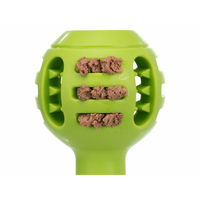 Boule pour animaux de compagnie Trixie Lick'n'Snack Blanc Vert Plastique TPR Ø 8/12 x 13 cm