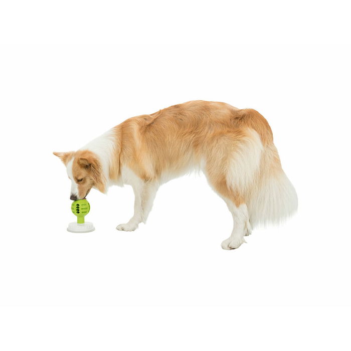 Boule pour animaux de compagnie Trixie Lick'n'Snack Blanc Vert Plastique TPR Ø 8/12 x 13 cm