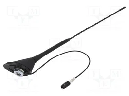 4CARMEDIA Antenne automobile 0,4m avec amplificateur pour Alfa Romeo et Fiat