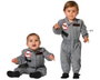 Déguisement bébé Ghostbusters Exterminateur avec combinaison grise et détails de fantômes - Taille 24 mois - Unisexe - Polyester