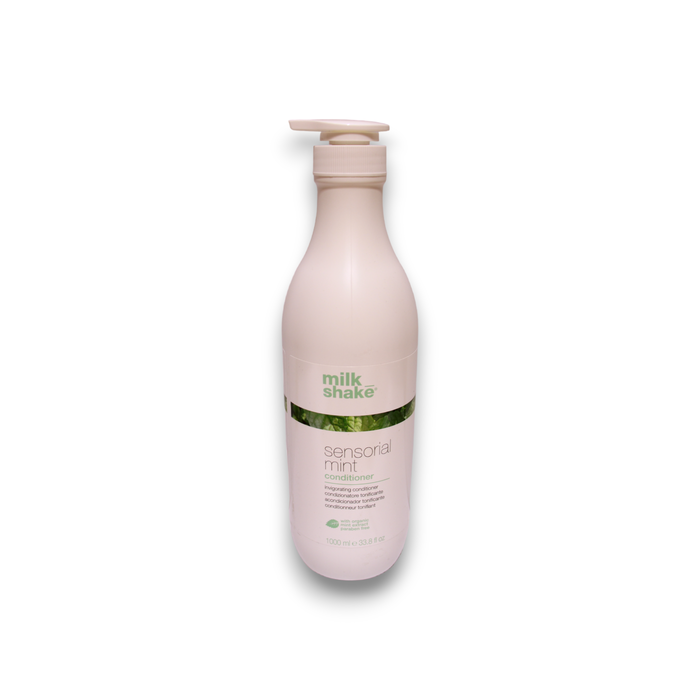 Milk Shake Après-shampooing Sensorial Mint Revigorant, Sans parabènes, Soin capillaire, 1000 ml Milk Shake Après-shampooing Sensorial Mint Revigorant, Sans parabènes, Soin capillaire, 1000 ml