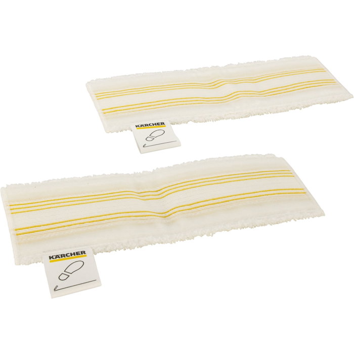 Karcher Kit de 2 serpillières universelles en microfibres compatible EasyFix