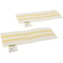 Karcher Kit de 2 serpillières universelles en microfibres compatible EasyFix