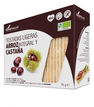 Tostadas Ligeras De Arroz Integral Y Castaña Tostadas Ligeras De Arroz Integral Y Castaña
