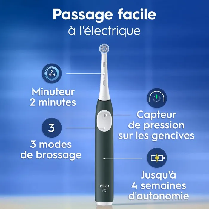 Oral B iO2 Brosse à dents électrique Tour de France - Noir