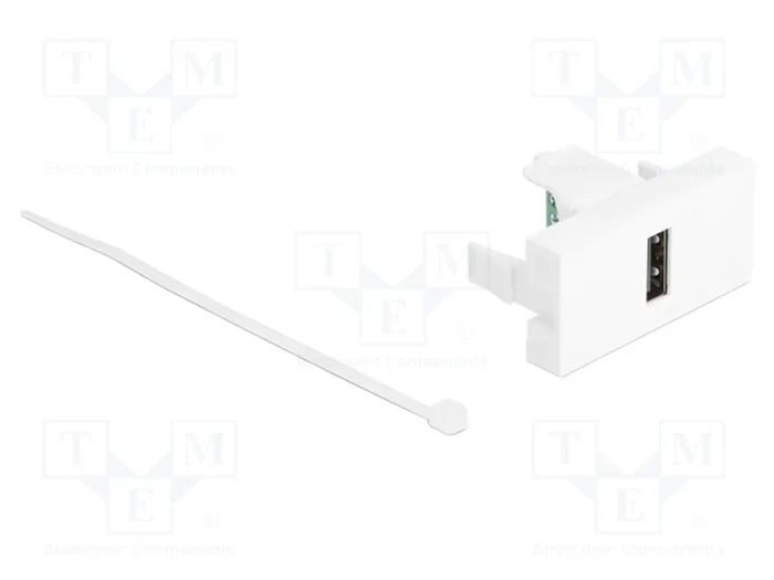 DELOCK Module USB Easy 45 USB 2.0 blanc