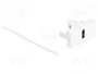 DELOCK Module USB Easy 45 USB 2.0 blanc