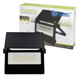 GSC Evolution Projecteur solaire LED Kumira 15W 6500K Noir avec capteur IP65