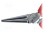 WIHA Pince isolée à bec demi-rond 160 mm