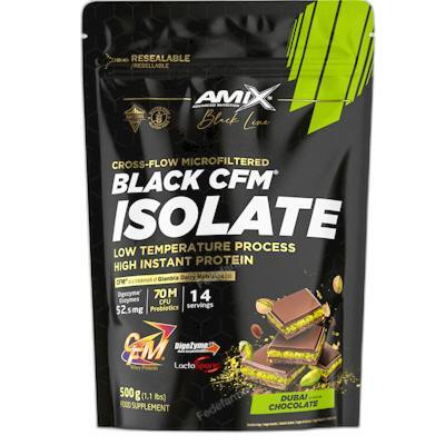 AMIX BLACK CFM ISOLATE Chocolat Dubaï 500 g AMIX BLACK CFM ISOLATE Chocolat Dubaï 500 g