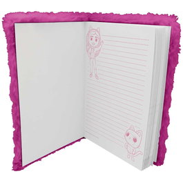 KIDS LICENSING - Cahier de coloriage et d'activités en peluche La Casa de Muñecas de Gabby (Gabbys Dollhouse) - Dimensions: 15 x 21 x 2,5 cm