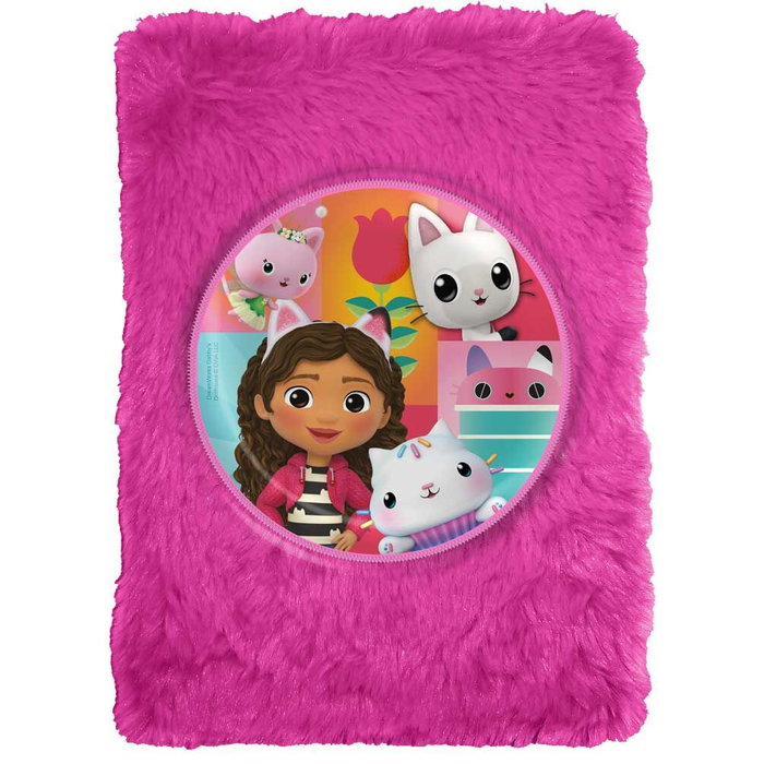 KIDS LICENSING - Cahier de coloriage et d'activités en peluche La Casa de Muñecas de Gabby (Gabbys Dollhouse) - Dimensions: 15 x 21 x 2,5 cm