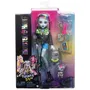 Monster High Poupée Frankie Stein HXH73 avec chiot Watzie et accessoires - Poupée articulée mode