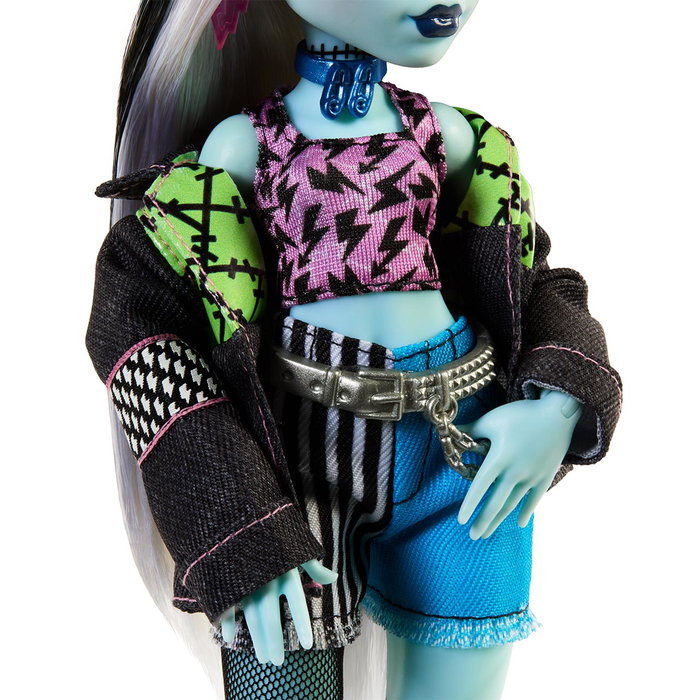 Monster High Poupée Frankie Stein avec chiot Watzie et accessoires