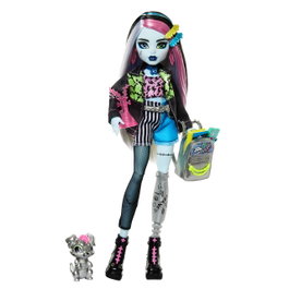 Monster High Poupée Frankie Stein avec chiot Watzie et accessoires