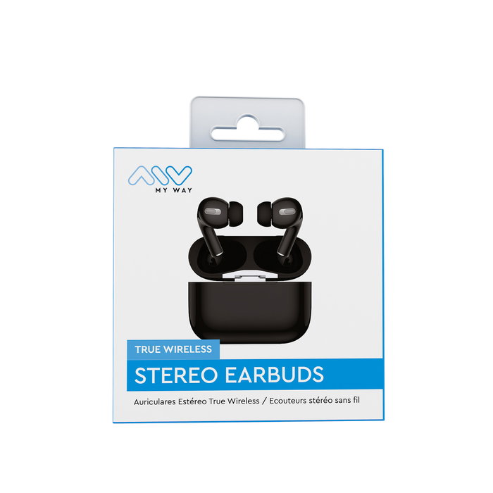 Myway MWHPH0029 Casque Bluetooth 5.0 sans fil noir oreillette stéréo autonomie 4h Myway MWHPH0029 Casque Bluetooth 5.0 sans fil noir oreillette stéréo autonomie 4h