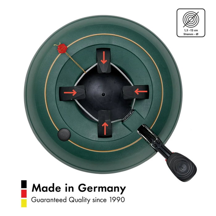 Krinner Ultra Grip+ XL Support de sapin de Noël (3,0 m / 12 cm / 4,5 L)