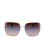 Guess By Marciano GM0829 28F 130 mm Lunettes de Soleil Femme Métal Carré UV400