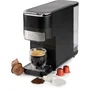 Domo Machine à expresso 4-en-1 1525 W 1,5 L Noir compatible Nespresso Dolce Gusto ESE café moulu