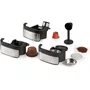 Domo Machine à expresso 4-en-1 1525 W 1,5 L Noir compatible Nespresso Dolce Gusto ESE café moulu