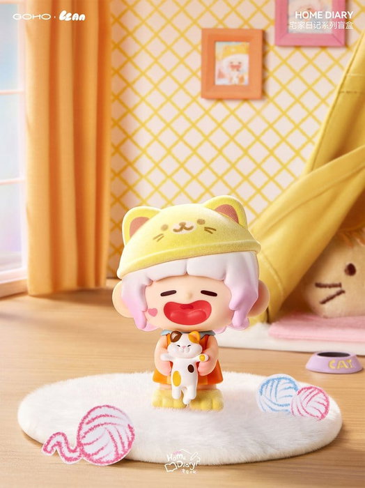Shenzhen Mabell Animation Development Pack de 8 boîtes mystères figurines Lazy Home Diary