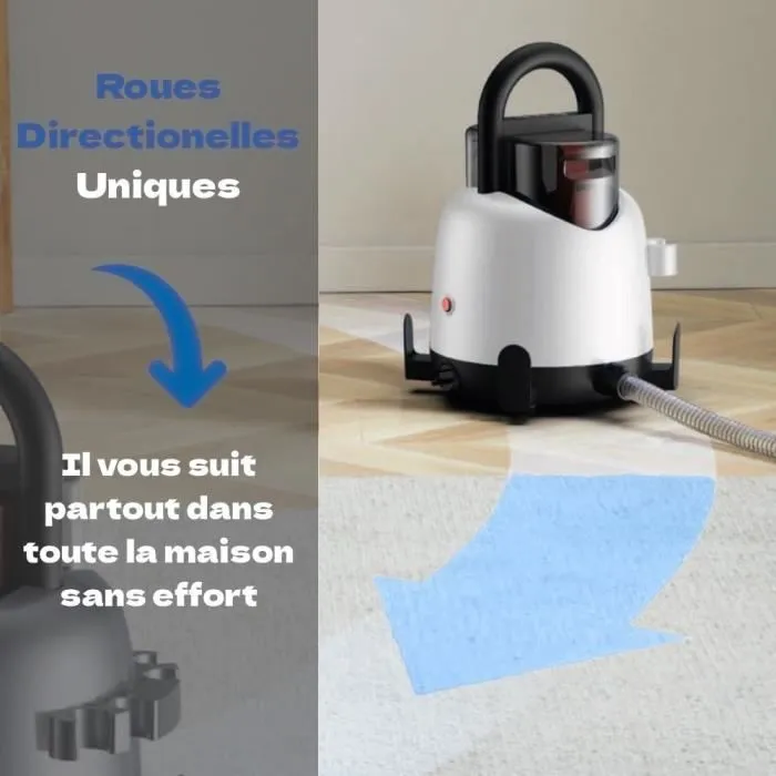 Eziclean Nettoyant Extracteur Injecteurs Spot Remover W2 Multisuperficie 850W 1.4L Câble 5m EZI3760372550325