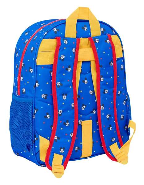 Safta Mochila Junior Adapt.Carro Mickey Mouse "Good Day" 32 x 38 x 12 cm - Sac à dos enfant avec roulettes