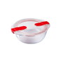 Pyrex Plat rond avec couvercle 1,1 L - 20 x 18 cm