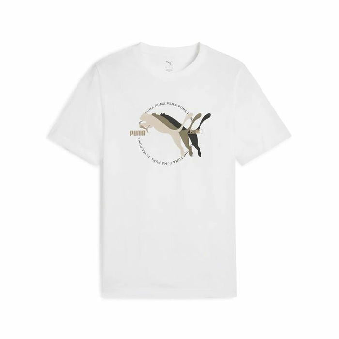 T-shirt à manches courtes homme Puma Graphics MultipleCat S T-shirt à manches courtes homme Puma Graphics MultipleCat S