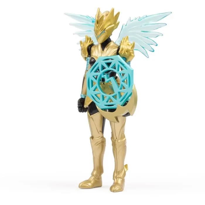 Gormiti - Figurine articulée GRV062 - Personnage Gormiti avec arme - Modèle Air - 27 cm - À partir de 4 ans