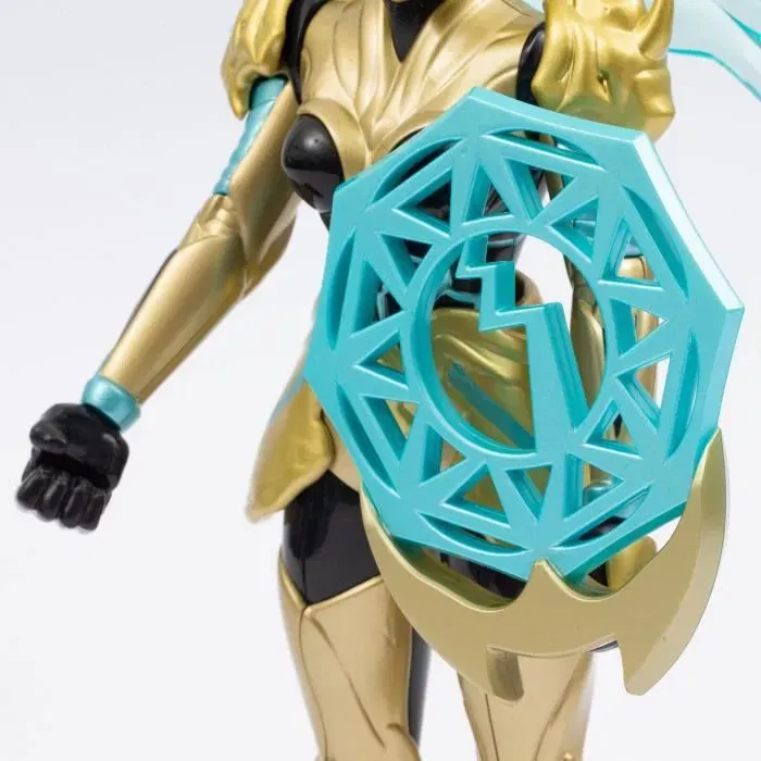 Gormiti - Figurine articulée GRV062 - Personnage Gormiti avec arme - Modèle Air - 27 cm - À partir de 4 ans