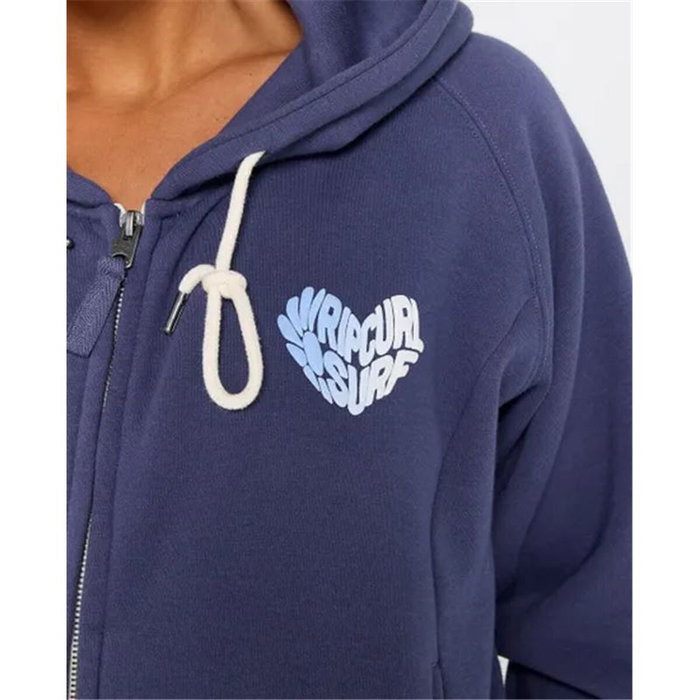Veste pour Femme Rip Curl Galicia Full Zip Fleece Blue marine