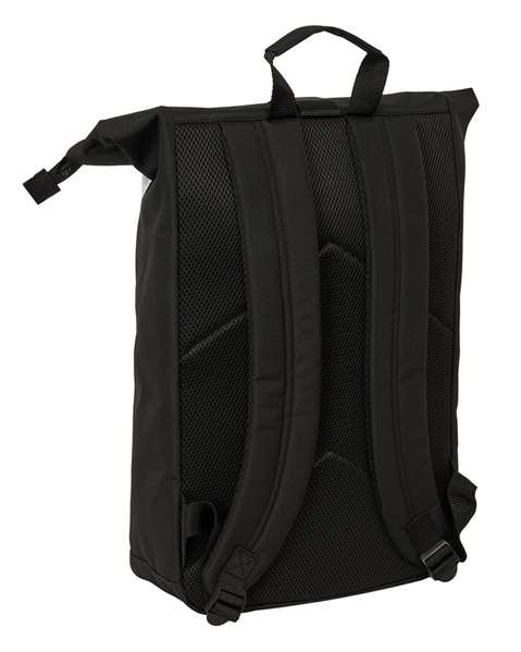 Safta Mochila Solapa pour Ordinateur Portable 15,6" Real Madrid 1ère équipe 24/25, 28 x 42 x 13 cm - Sacoche Laptop