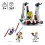 LEGO 75432 Star Wars The Clone Wars Chasseur V-19 Torrent - Jeu de Construction avec 567 Pièces et 3 Minifigurines - à Partir de 9 Ans