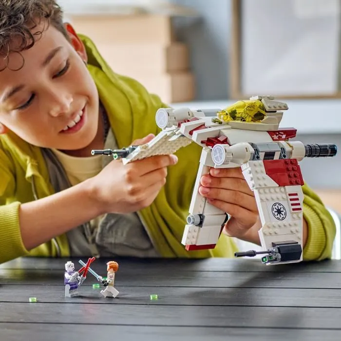 LEGO 75432 Star Wars The Clone Wars Chasseur V-19 Torrent - Jeu de Construction avec 567 Pièces et 3 Minifigurines - à Partir de 9 Ans
