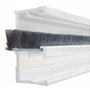 Burcasa Burlete à franges pour fenêtre à rail, 6 m, gris